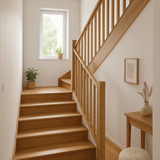 Escalera madera