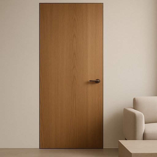 Puerta bisagras ocultas